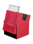 Red Portal Nexus 100+ Deck Box by Palms Off Gaming featuring Command Case slot for hero card display.