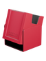 Red Portal Nexus 100+ Deck Box by Palms Off Gaming featuring Command Case slot for leader card display.