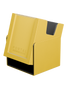Yellow Portal Nexus 100+ Deck Box by Palms Off Gaming featuring Command Case slot for leader card display.