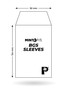 Palms Off Gaming MintFit BGS sleeves, measuring in at 92 x 134mm plus resealable lip.