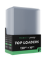 Palms Off Gaming 130pt top loaders, rigid protection for sports and other trading cards.