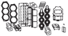 New Pro Marine / Johnson & Evinrude 1977-1991 V6 Crossflow 150-200 HP Crossflow Flatback Powerhead Gasket Set OEM# 0391988