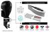New Mercury/ Johnson 8-20 HP 11 Spline Driveshaft Outboard Extension Kit