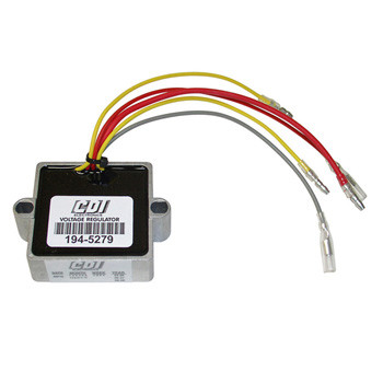 New CDI / Mercury 1990 & Up 40-225 HP, SportJet 175-210 HP 16 or 40 AMP  Outboard Voltage Regulator Part # 194-5279 / Marine Parts Warehouse