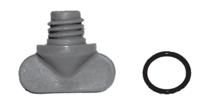 New Red Rhino / Mercruiser Drain Plug with ORing OEM 806608A1 (MR
