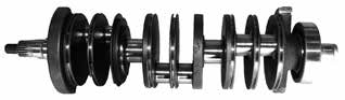 Vilebrequin WSM Pour Mercury / Mariner 40-60 HP - Réf 850-180, 827954T2