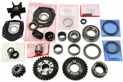 Red Rhino ME-BFL3 6-jaw gearcase rebuild kit with gear set for 1998–2006 Mercury Mariner Force 60–90 HP BigFoot and L3 lower units