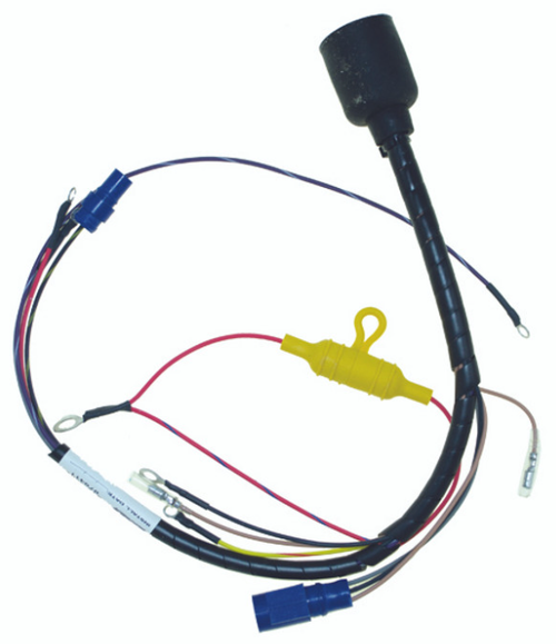 New CDI / Johnson & Evinrude Outboard 1988 Wiring Harness 2 Cyl. 40-50 HP Round Plug OEM # 583602
