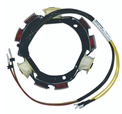 New CDI / Johnson & Evinrude 1972-1978 Stator 3 Cyl., 6 amp, PP3 Cross Flow Engines, Screw Terminal Power Pack 65-75 HP OEM  # 580950