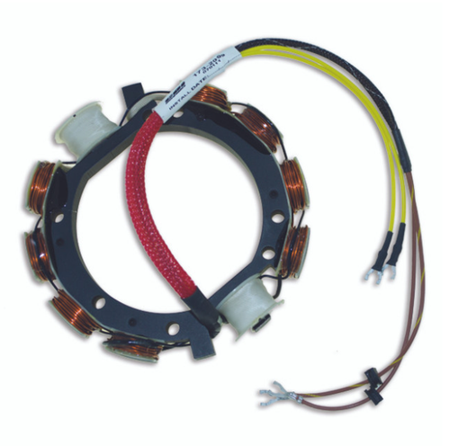 New CDI / Johnson & Evinrude 1973-1977 Stator 4 Cyl., 12 amp, PP4 Screw Terminal Power Pack, No RPM Limit 85-140 HP Part # 173-2099
