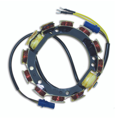 New CDI / Johnson & Evinrude 1988 Stator 6 Cyl., 9 amp Cross Flow Engines w/ Twin Power Packs 150 HP Part # 173-3537