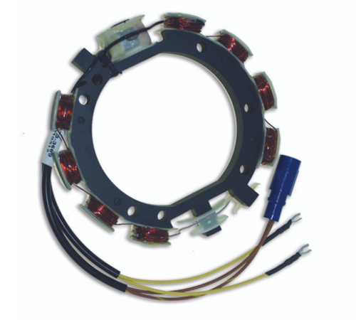 New CDI / Johnson & Evinrude 1985-1987 Stator 4 Cyl., 9 amp Loop Charged Engines Using a Single Power Pack 120-140 HP Part # 173-3669