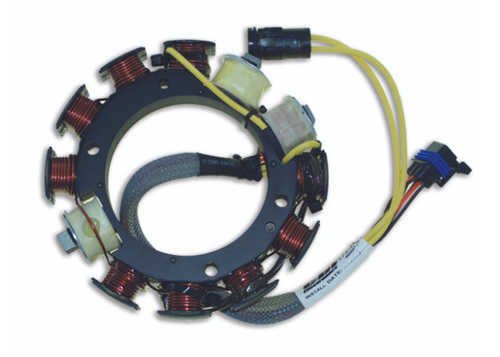 New CDI / Johnson & Evinrude 1991-2006 Stator 6 Cyl., 35 amp 60 Degree Engines 105-175 HP Part # 173-4981