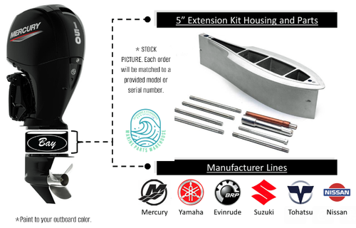 New Mercury  100-115HP 4-Stroke Outboard Extension Kit