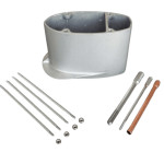 New Bay Manufacturing Johnson & Evinrude 9.8 HP Outboard Extension Kit – 5 Inch – 2012-Present – Item #301A