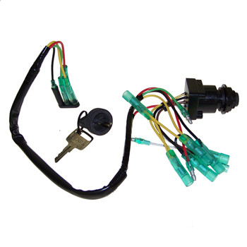 New Sierra / Yamaha Ignition Switch, 2 & 4 Stroke Control Box Off-Run-Start OEM # 703-82510-12-00