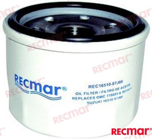 New Recmar / Johnson & Evinrude Outboard Oil Filter # 5031411