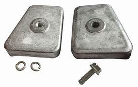 New Recmar / Johnson & Evinrude Outboard Zinc Anodes  #  0434029