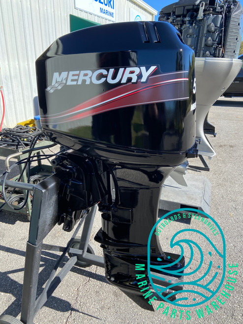 2005 Mercury 50 HP 3-Cylinder Carbureted 2-Stroke 20" (L) Outboard Motor
