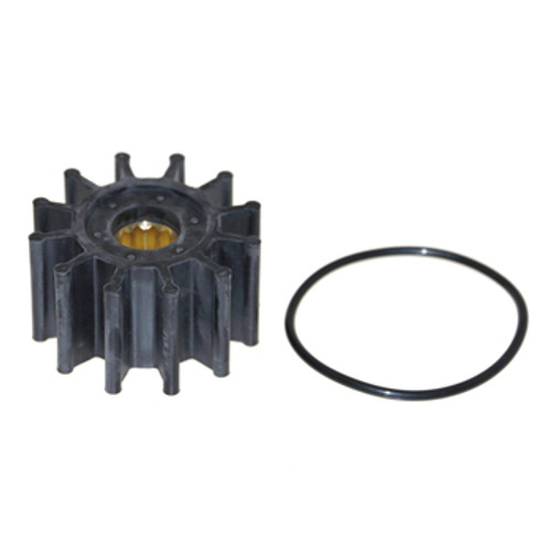 New Pro Marine Impeller Kit with O-Ring – Fits Volvo 4.3L, 5.0L, 5.7L, 5.8L, 7.4L & 8.2L Engines (2000-Up) – 2.24" Dia x 1.255" W – Replaces OEM 21213660