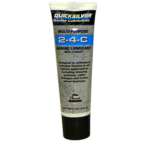 New OEM Mercury 2-4-C Marine Grease with Teflon – Waterproof Formula – OEM Part #802859Q1