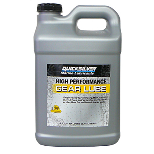 New OEM Mercury Quicksilver High-Performance Gear Lube – 2.5 Gallon – Genuine Factory Formula – OEM Part #858065Q01