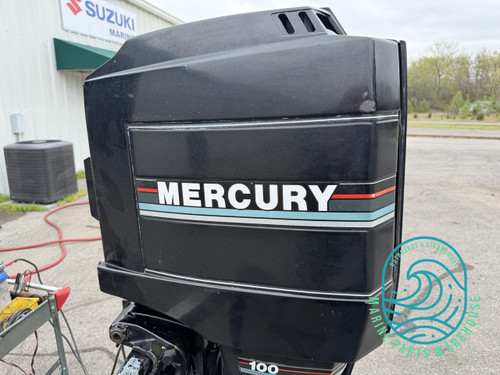 1991 Mercury 100 Hp 4-Cylinder Carbureted 2-Stroke 20" (L) Outboard Motor