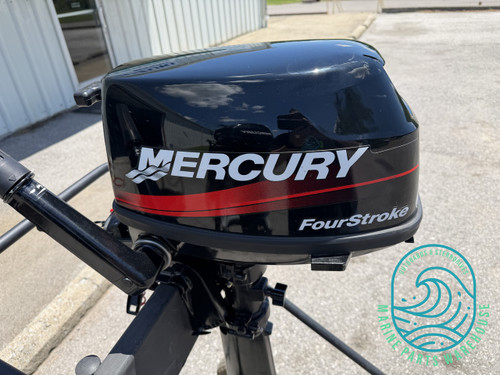 2004 Mercury 6 Hp Single Cylinder 4-Stroke 20" (L) Outboard Tiller Motor