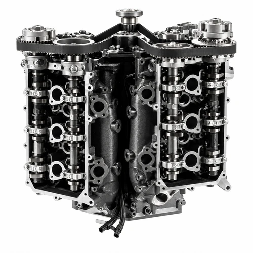 OBR YA-P6F-34L-R remanufactured long block for 2010–2012 Yamaha F225 F250 F300 4.2L V6 Offshore outboards without side oil cooler