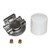 New Pro Marine / Chrysler / Force Fuel Filter without Bowl, Bracket 3/8 inch Stainless 10 Micron # 7938P