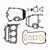 New Recmar / Suzuki Outboard Engine Gasket Kit # 11400-87804