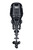 Suzuki DF30ATHL 30 HP EFI 4-Stroke Outboard Motor - Rear View - Tiller Handle - Electric Start - Power Trim & Tilt