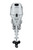 Suzuki DF30ATHLW 30 HP EFI White 4-Stroke Outboard Motor - Rear View - Tiller Handle - Electric Start - Power Trim & Tilt