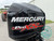 Front starboard side view of 2013 Mercury Optimax Pro XS 115 HP outboard motor cowling