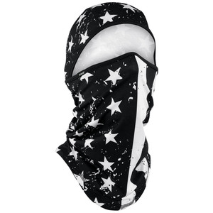WB4L091 Convertible Balaclava, SportFlex(tm) Series, Black & White Flag WB4L091 Convertible Balaclava, SportFlex(tm) Series, Black & White Flag