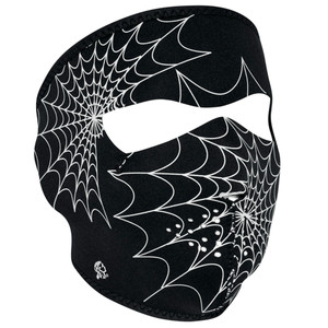 WNFM057G ZAN® Full Mask- Neoprene- Spider Web, Glow in the Dark WNFM057G ZAN® Full Mask- Neoprene- Spider Web, Glow in the Dark