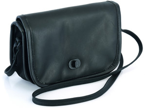 DS8500 Women's Black Construction Leather Purse/Shoulder Bag DS8500 Women's Black Construction Leather Purse/Shoulder Bag