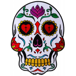 PL5987 Sugar Skull Embroidered Iron on Patch PL5987 Sugar Skull Embroidered Iron on Patch