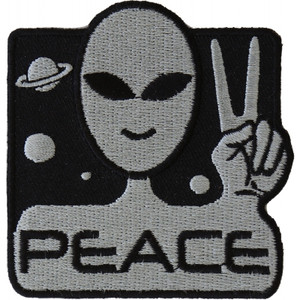 P4912 Peace Alien Fun Patch P4912 Peace Alien Fun Patch
