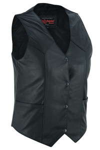 DS251 Women's Classic Plain Side Vest