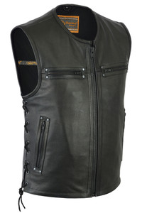 DS146 Men's Zipper Front Single Back Panel Concealed Carry Vest DS146 Men's Zipper Front Single Back Panel Concealed Carry Vest
