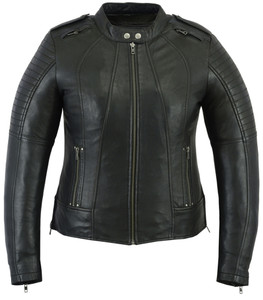 DS893 Women&#039;s Updated Biker Style Jacket