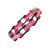 VJ1119 Two Tone Black/Pink W/White Crystal Centers