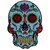 P5984 Sugar Skull Blue Patch