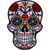 P5530 Sugar Skull Iron On Patch