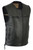 DS146 Men&#039;s Zipper Front Single Back Panel Concealed Carry Vest