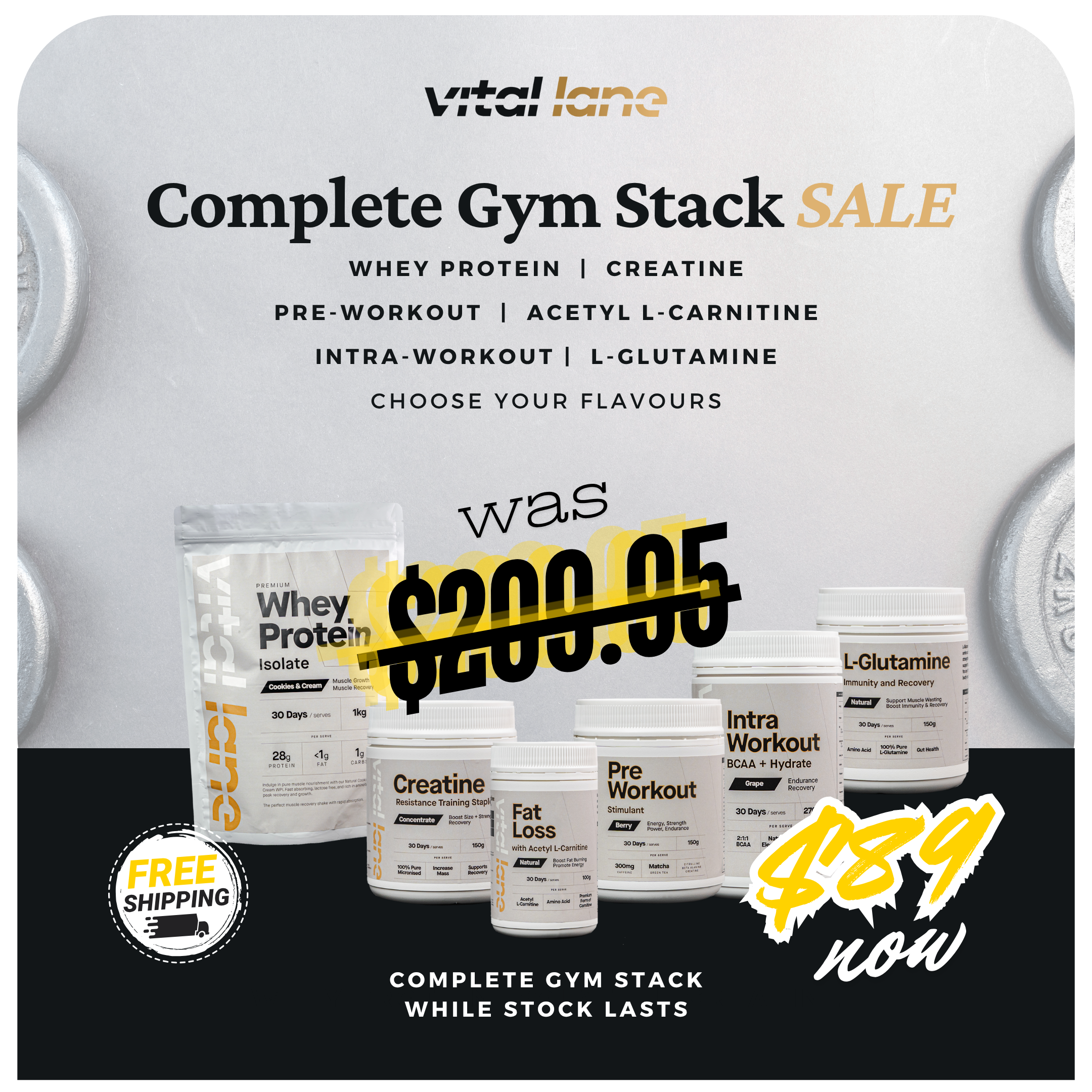 Natural Gym Stack Complete Bundle Extreme Savings Australian Made Sale Free Shipping