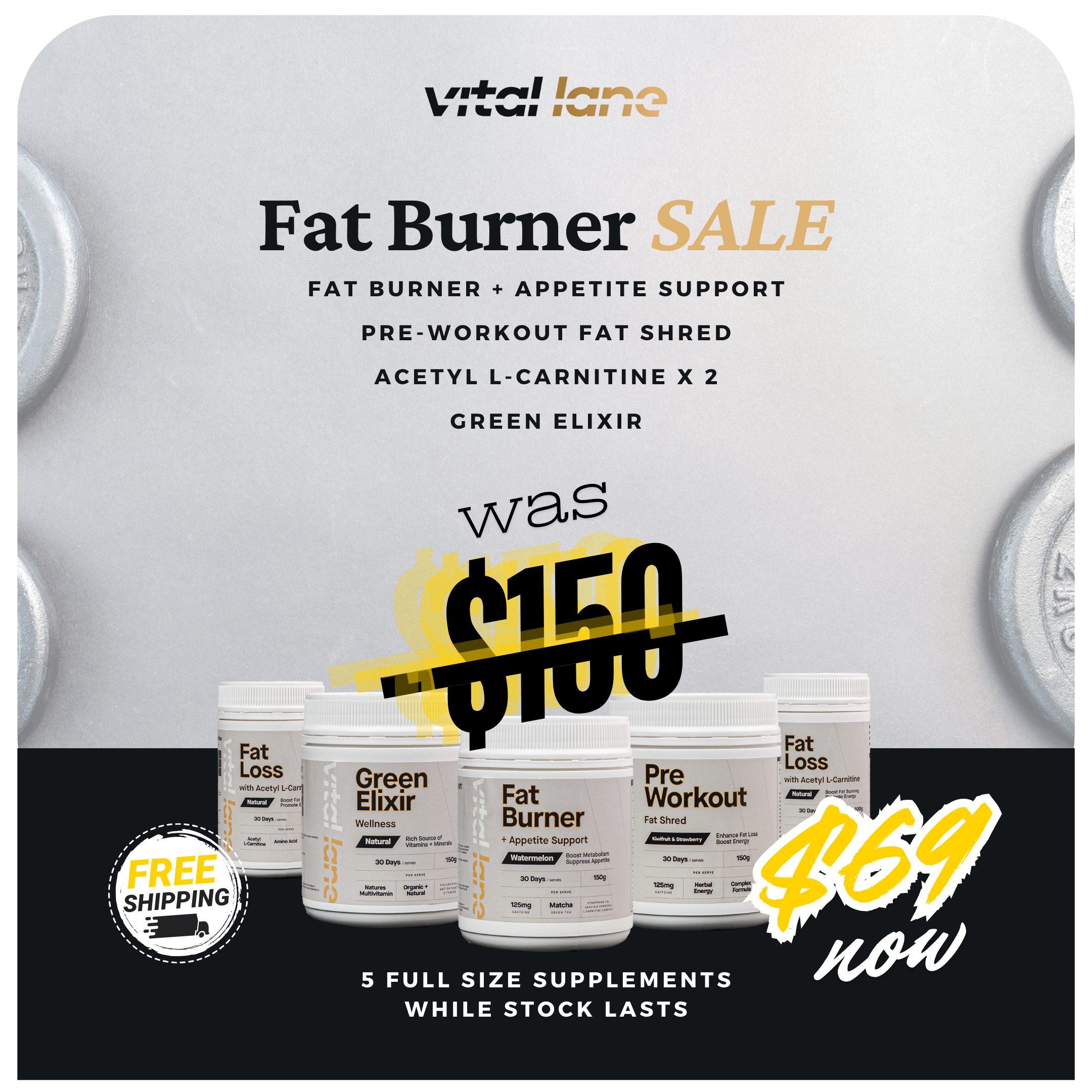 Natural Fat Burner Bundle Extreme Savings Australian Made Sale $150 Value for $69