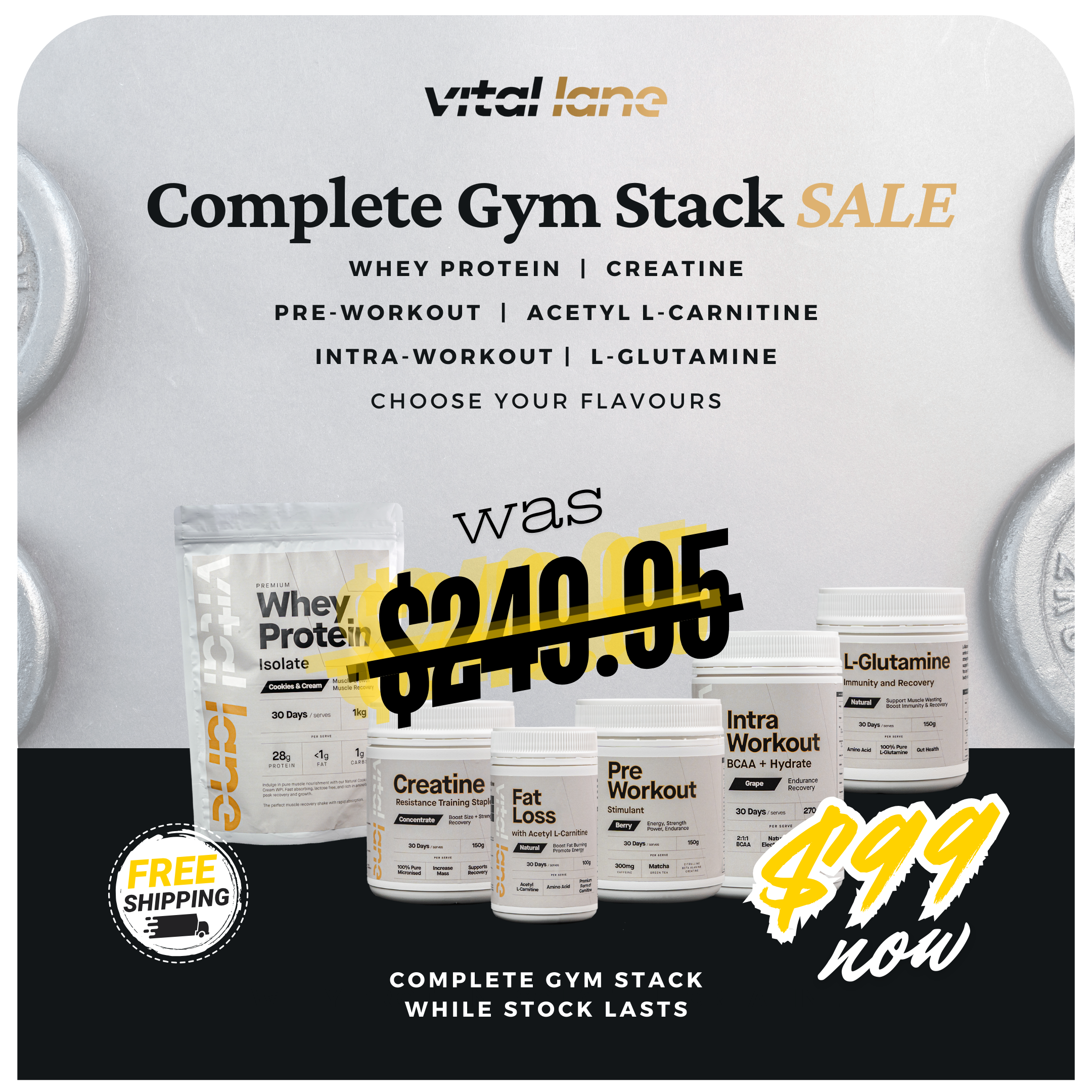 Natural Gym Stack Complete Bundle Extreme Savings Australian Made Sale Free Shipping