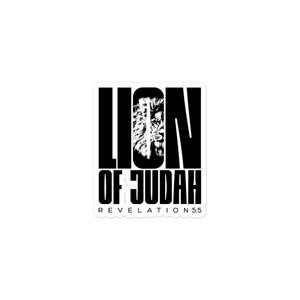 LION OF JUDAH — Bubble-free stickers